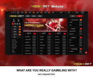 MidasBet Website